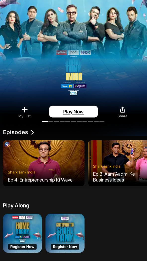 Shark Tank India Step by Step Registration process for Home Shark Play